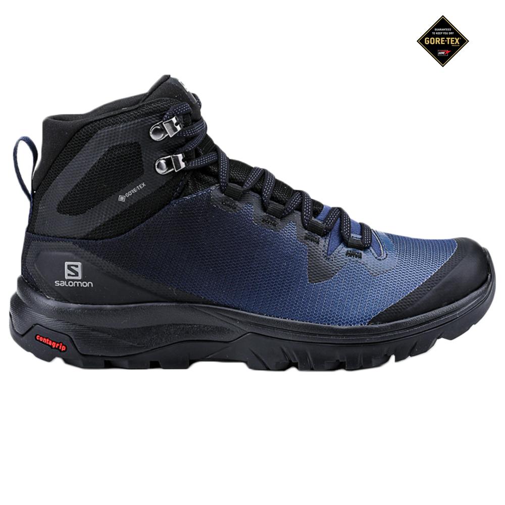 SALOMON UK VAYA MID GORE-TEX - Womens Hiking Boots Black,BHXP28476